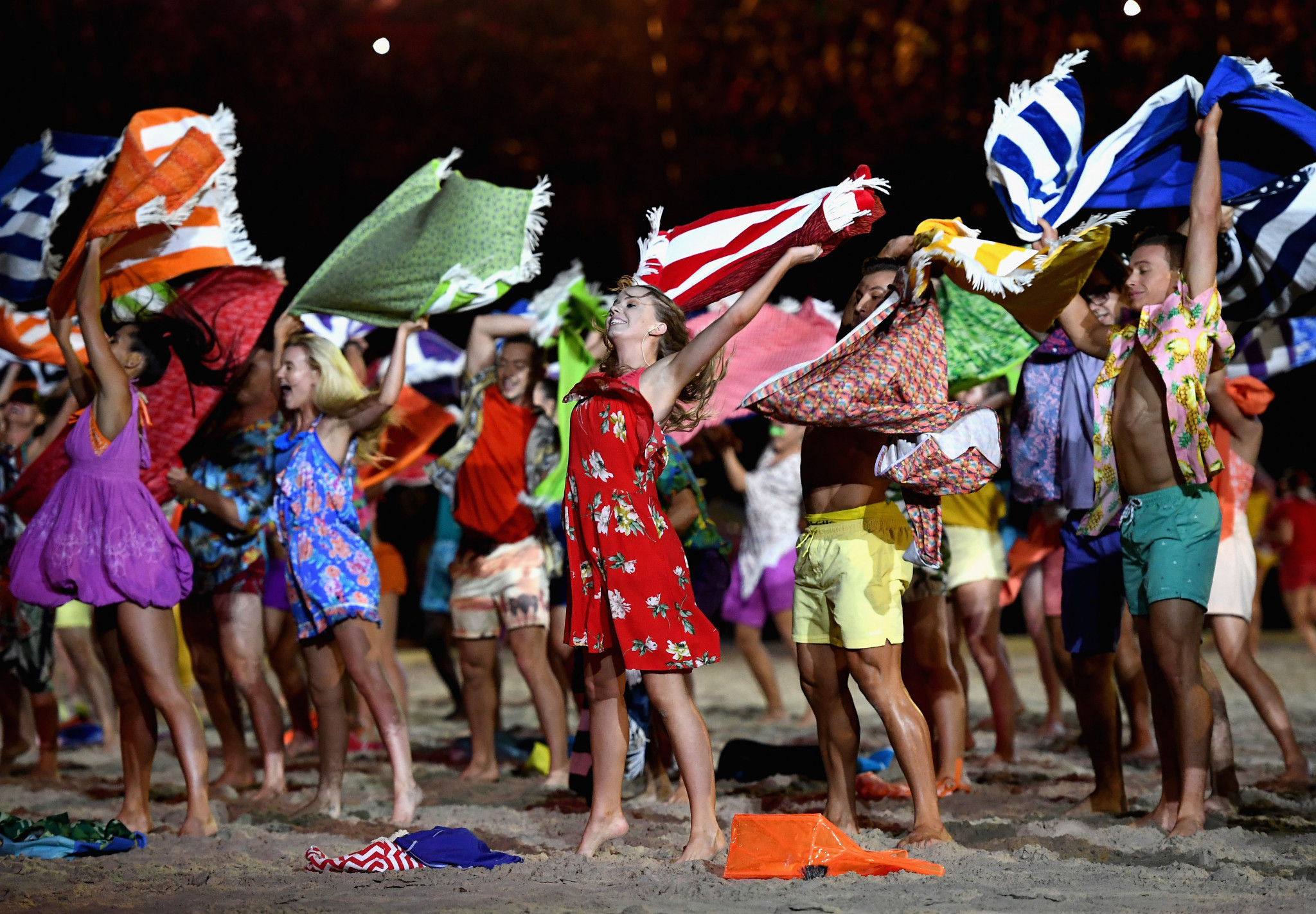 Performers during the Opening Ceremony for the Gold Coast 2018 Commonwealth Games ©Getty Images