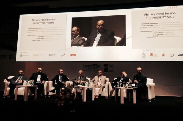 An entertaining and divisive discussion unfolded over integrity in sport today ©ITG