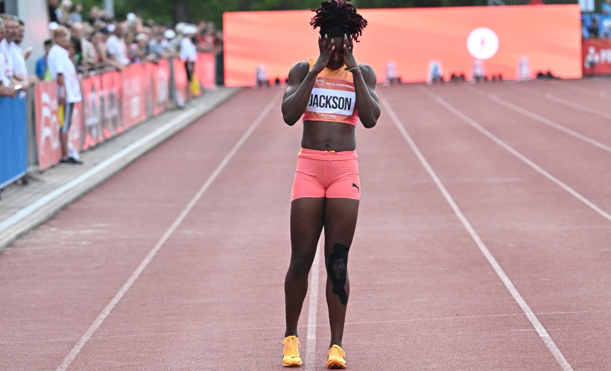 Shericka Jackson apparently injured three weeks before Paris 2024