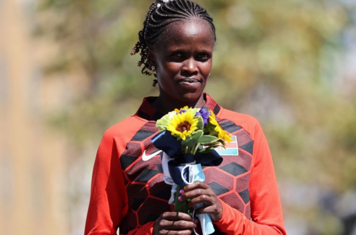 Star marathoner Kosgei pulls out of Games due to injury