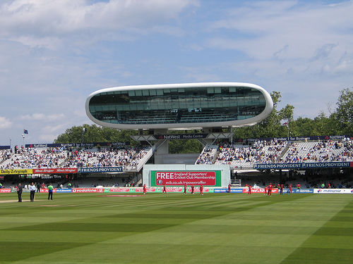 Lords with press box