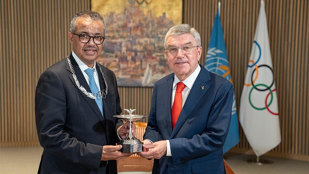 WHO director general receives Olympic Order for role in safety of Tokyo 2020